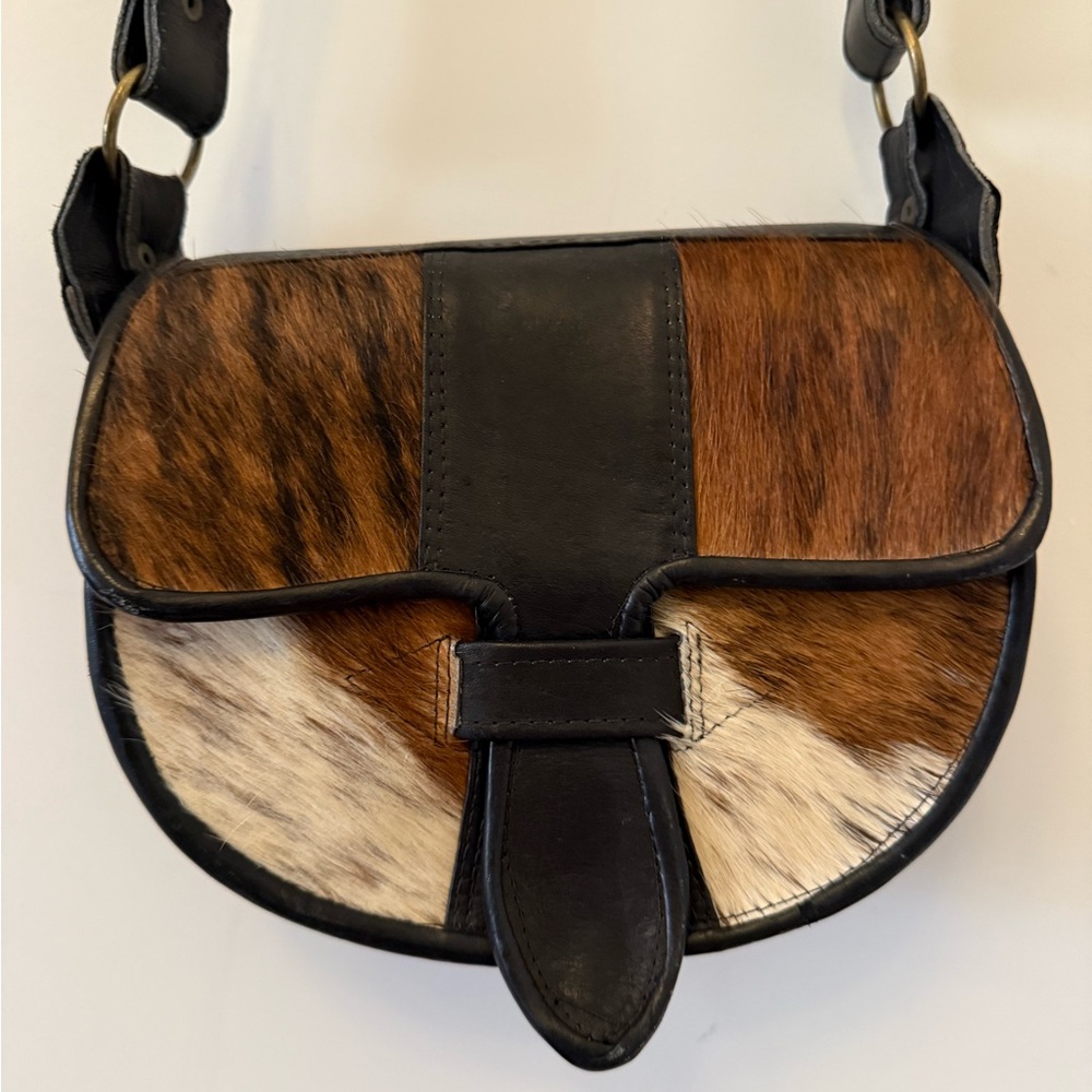 Cow Fur & Leather Women's Bag
